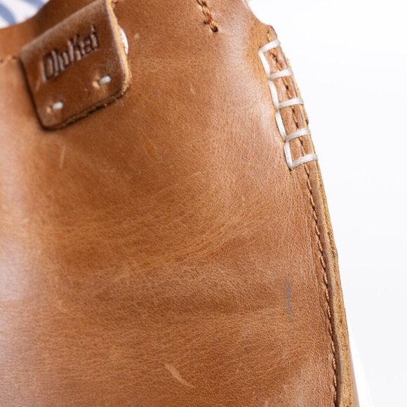 Olukai Kakaha Leather Loafer Brown Fox Slip On - Picture 16 of 16